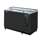 Turbo Air TBC-50SB Bottle Cooler 50" - 13.5 Cu. Ft. - Black Finish