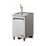 Turbo Air TBD-1SD Beer Dispenser 24", 1 Keg - Stainless Steel Finish