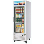 Turbo Air TGF-23F Single Glass Door Reach-In Freezer - 23 cu. ft. White