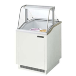Turbo Air TIDC-26W 26" White Ice Cream Dipping Cabinet