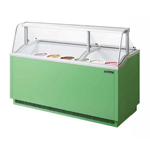 Turbo Air TIDC-70G Ice Cream Dipping Cabinet 70" - Green