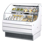 Turbo Air TOM-40L Horizontal Low-Profile Open Display Merchandiser 40" - White