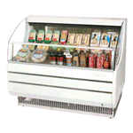 Turbo Air TOM-40S Horizontal Slim-Line Open Display Merchandiser 40" - White