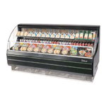 Turbo Air TOM-75LB 75" Black Horizontal Low-Profile Open Display Merchandiser