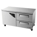 Turbo Air TUR-60SD-D2 Super Deluxe 2 Drawer Undercounter Refrigerator 16 Cu. Ft.