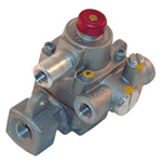 Type "J" TS Safety Magnet Head and Gas Carrier; Natural Gas / Liquid Propane; 1/4" Gas In / Out; 3/16" Pilot In / Out