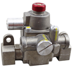 Type "J" TS Safety Magnet Head and Gas Carrier; Natural Gas / Liquid Propane; 1/4" Gas In / Out, 1/4" Pilot In / Out