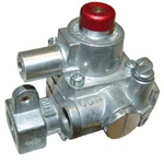 Type "K" TS Safety Magnet Head and Gas Carrier; Natural Gas / Liquid Propane; 3/8" Gas In / Out; 1/4" Pilot Out