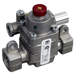 Type "J" TS Safety Magnet Head and Gas Carrier; Natural Gas / Liquid Propane; 3/8" Gas In/Out, 1/4" Pilot In/Out