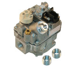 Type BMSER Gas Safety Valve; Natural Gas; 1/2" Gas In / Out; 1/4" Pilot Out; 24VAC or 12VDC Actuator