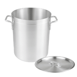 Update International Aluminum Stock Pot with Cover, 16 Quart