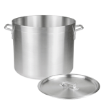 Update International Aluminum Stock Pot with Cover, 32 Quart