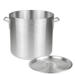 Update International Aluminum Stock Pot with Cover, 80 Quart