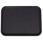 Update International Black Fast Food Tray, 10" x 14" - Case of 12