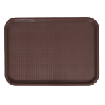 Update International Brown Fast Food Tray, 10" x 14" 