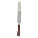 Update International Dark Brown Icing Spatula, 10