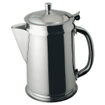 Update International Deluxe Stainless Steel Beverage Server, 64 oz. - Case of 6