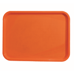 Update International Fast Food Tray, 10" x 14", Orange