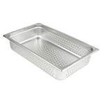 Update International Full Size Anti-Jam Perforated Steam Table Pan, 6" Deep