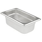 Update International Ninth Size Anti-Jam Steam Table Pan, 2-1/2