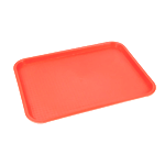 Update International Orange Fast Food Tray, 12