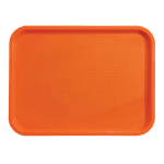 Update International Orange Fast Food Tray, 14" x 18" 