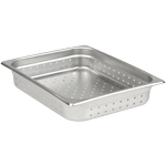 Update International Perforated Half Size Anti-Jam Steam Table Pan, 2-1/2" Deep