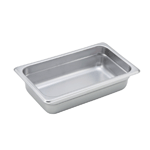 Update International Quarter Size Anti-Jam Steam Table Pan, 2-1/2