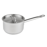 Update International SSP-3 Stainless Steel Sauce Pan with Cover, 3.5 Quart
