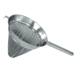 Update International Stainless Steel Bouillon Strainer, 8" Dia.