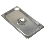 Update International Steam Table Pan Cover, Third Size Solid 