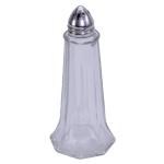 Update International Tower Glass Salt & Pepper Shaker, 1 oz. - Case of 24
