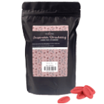 Valrhona Inspiration Strawberry Feves, 1 Lb.