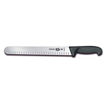 Victorinox 40645 Wide RB Slicer 12in Granton 1.5in Black Fibrox (40645)