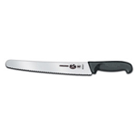 Victorinox 47547 10-1/4-Inch Wavy Bread Knife, Black Fibrox Handle (40547)