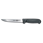 Victorinox Cutlery 6-Inch Straight Boning Knife, Black Fibrox Handle (40612)