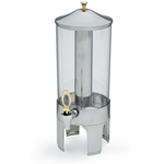 Vollrath 46280 Cold-Beverage Dispenser, Stainless Steel & Polycarbonate