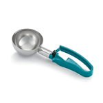 Vollrath Disher with Stainless Scoop & Teal Handle - #5