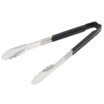 Vollrath Kool Touch Color-Coded Tongs 12"  Black