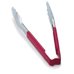 Vollrath Kool Touch Color-Coded Tongs 12"  Red