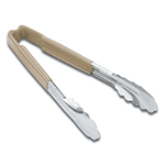 Vollrath Kool Touch Color-Coded Tongs 12"  Tan