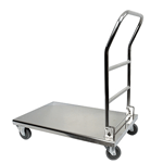 Vollum Folding Platform Trolley All Stainless Steel 20-1/2