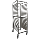 Vollum Front-Load Knock Down Bakery Rack All Stainless, for 20 Full Size Sheet Pans