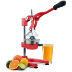 Vollum Red Manual Stainless Steel Fruit Juicer