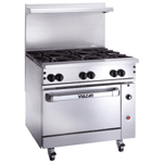 Vulcan 36C-6BN Endurance Natural Gas Range 36", 6 Open Burners