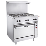 Vulcan EV36S-6FP208 Electric Restaurant Range 36", 6 French Plates - 208V