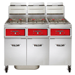Vulcan Freestanding Natural Gas Fryer - 195 lb. Oil Cap. w/ Solid State Digital Control