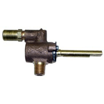 Vulcan Hart OEM # 00-402601, Burner Gas Valve - 1/4" Gas In x 1/2"-27 Gas Out with Adjustable Hood Orifice