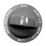 Vulcan Hart OEM # 00-417490-00001 / 412251-00001 / 412251-1, 2" Oven Knob (Off, Very Low, Med Low, Low, Med, High)