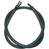 Vulcan Hart OEM # 00-423813-00002 / 423813-00002 / 423813-2, Black Ignition Wire; 24"; 1/4" Female Push-Ons